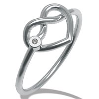 Anello Gemoro Donna in Oro bianco Diamante AB1054BIA - AB1054BIA